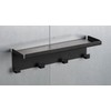 WENKO Ima Magnetic Hook Rack with Shelf, Metal with 4