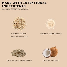 Brooklyn's Own Organic Granola Simply Breakfast Cereal - Gluten-Free Healthy Snacks - 12 Ounce Resealable Eco-Friendly Pack