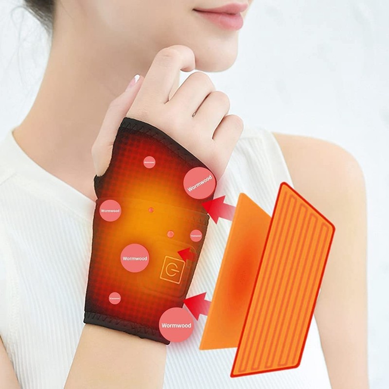 Wrist Heated Brace Wrist Warmer Electric Heated Wrap Wrist Heating