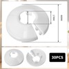 Pack of 30 Single Heating Pipe Rosette, Heating Pipe Rosette