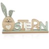 com-four® 2x decorative displays for Easter - lettering with Easter