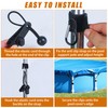 6 Sets Pool Cover Clip Kit for Above Ground Pools,