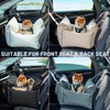 ZOMISIA Dog Car Seat for Small Dogs - Waterproof Pet