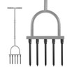 GROWNEER Manual Lawn Aerator Tool Replacement Accessories, 5 Pack 4.7"