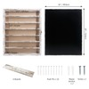 Hodeframe Shadow Boxes Display Cases 16x20 with Removable Shelves, 2.2