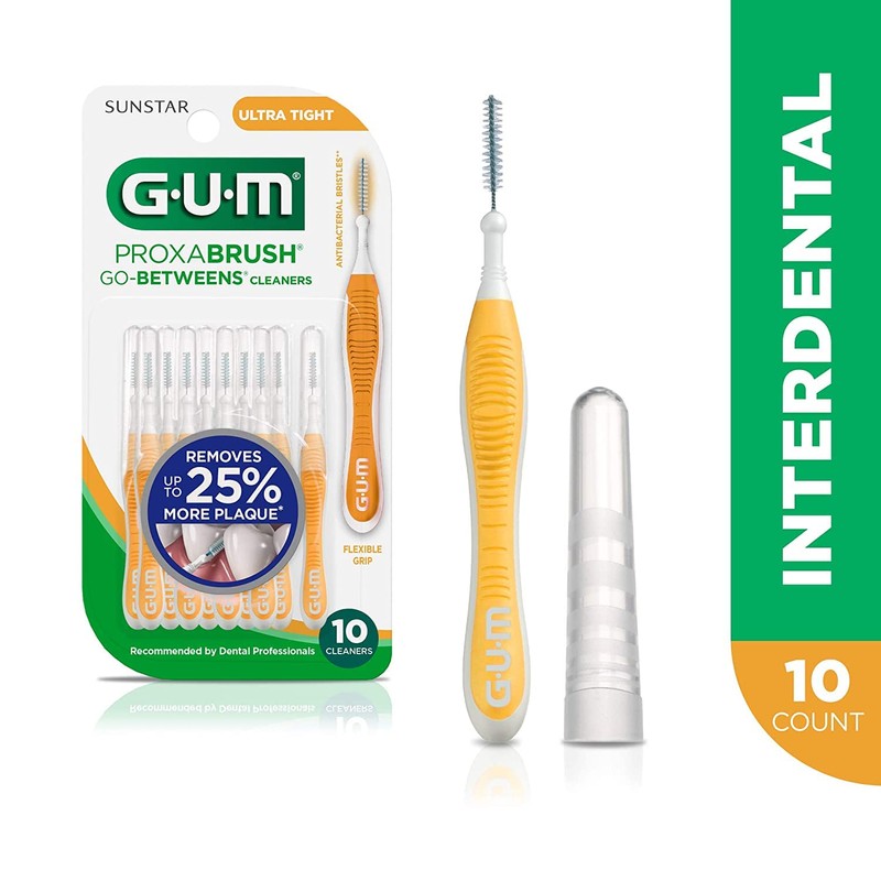 GUM Proxabrush Go-Betweens Cleaners, Ultra Tight 10 ea (Pack of