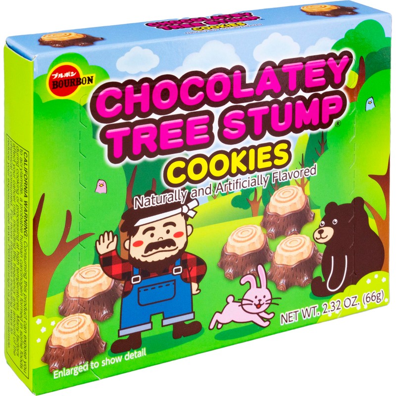 Bourbon chocolatey Tree Stump Cookies 2.32 oz