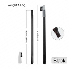 Rasmet Pack of 6 Permanent Eyebrow Pencil Tattoo for Lips and Eyebrow Tattoo Designs and Pre-Drawn Eyebrow Hair Lines Eyebrow Pencil Mapping (White - White)