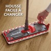 VILEDA Ultramax Power Mop Refill Pack, Microfibre, Blanc/Rouge Refill Pack