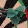 CUESOUL Rust Integrated Dart Shafts and Flights Pack of 6