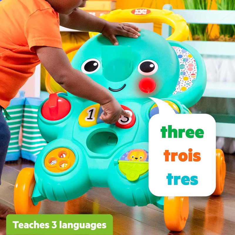 Bright Starts Stroll 'n Roll 2-in-1-Ball Push Walker – Includes