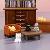 jrootouh 20 Pcs Mini Resin Cat Tiny Animal Miniature Figures