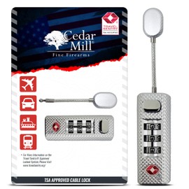 TSA Approved Travel Locks for Luggage, Gym Locker & Guncase - Heavy Duty for Outdoor Tent, Zippered Backpacks Secure Travel Suitcase Locks & More