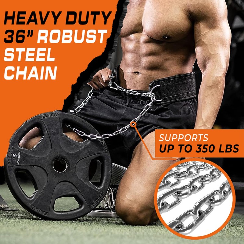 Dip Belt for Weightlifting and Strength Training
