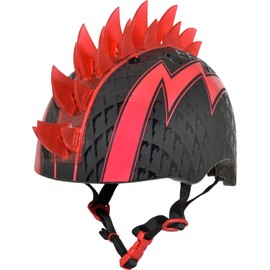 Raskullz Bolt LED Bike Helmet , Black/Red, Child, 8046045