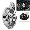 Unbranded Chrome 110dB Horn Speaker Cover For Harley Dyna Super