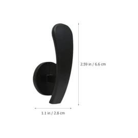 4 Piezas Ganchos De Cortina De Metal para Sujetar Cortinas con Soporte Montado En Pared Accesorios De Aluminio De 2.6X1.1 Pulgadas para Cortinas De Tela En Hogar Y Oficina