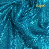 LQIAO Sequin Backdrop 8x8ft Teal Blue Curtain Panels Sequin Fabric