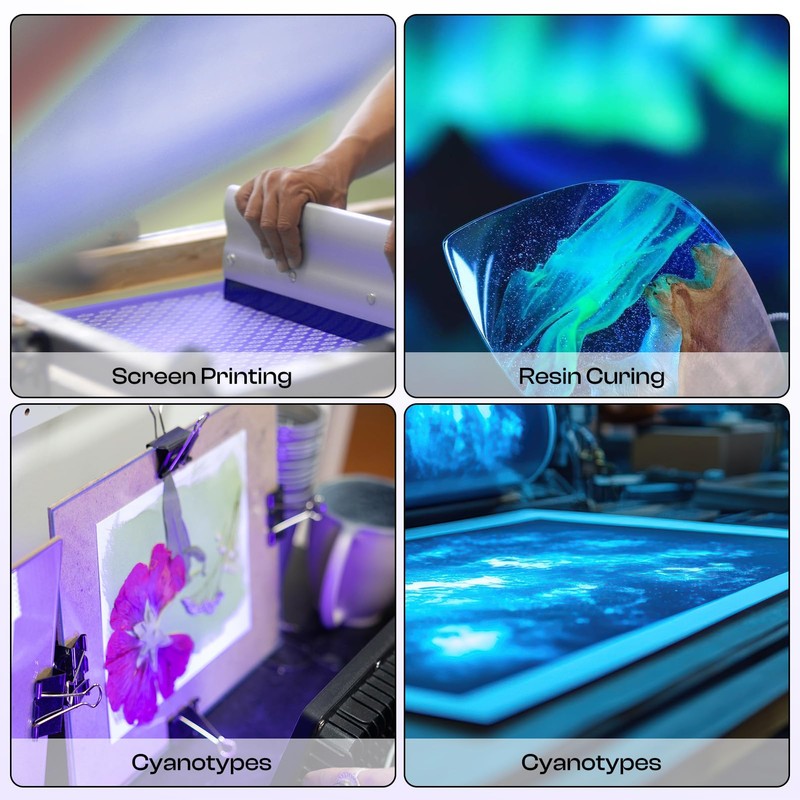 Caydo 50W LED UV Screen Printing Light, Exposure Unit for