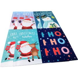 8X Christmas Money Envelopes - Cash Holders - Festive Characters - Kids/Boys/Girls