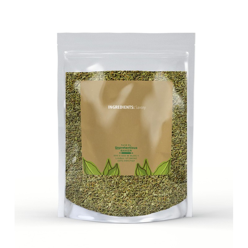 Unpretentious Savory, 4 oz, Cut & Sifted, Thyme-Like Flavor, Meat