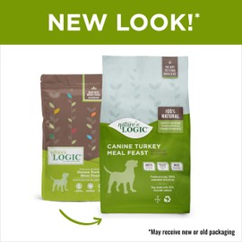 NATURE'S LOGIC Dog Food Canine Meal Feast, Turkey