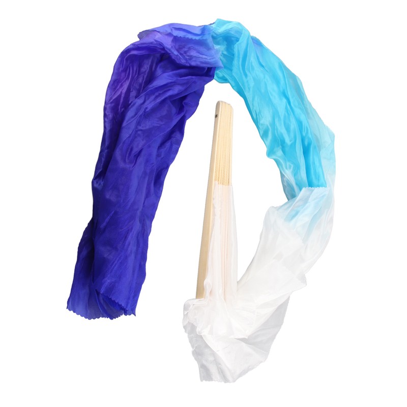 1 Pair Long Dance Fan Soft Beautiful Classical Dancing Fan