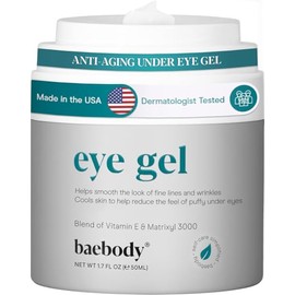 Gel Baebody para ojeras, hinchazn, arrugas y bolsas, el gel para ojos antiedad ms efectivo para utilizar debajo y alrededor de los ojos 1.7 onzas...  