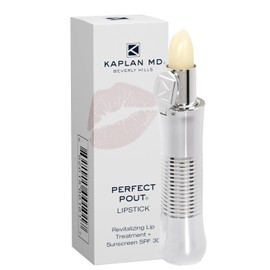 KAPLAN MD Perfect Pout - Pintalabios (tratamiento revitalizante + protector solar Spf 30), color blanco perla