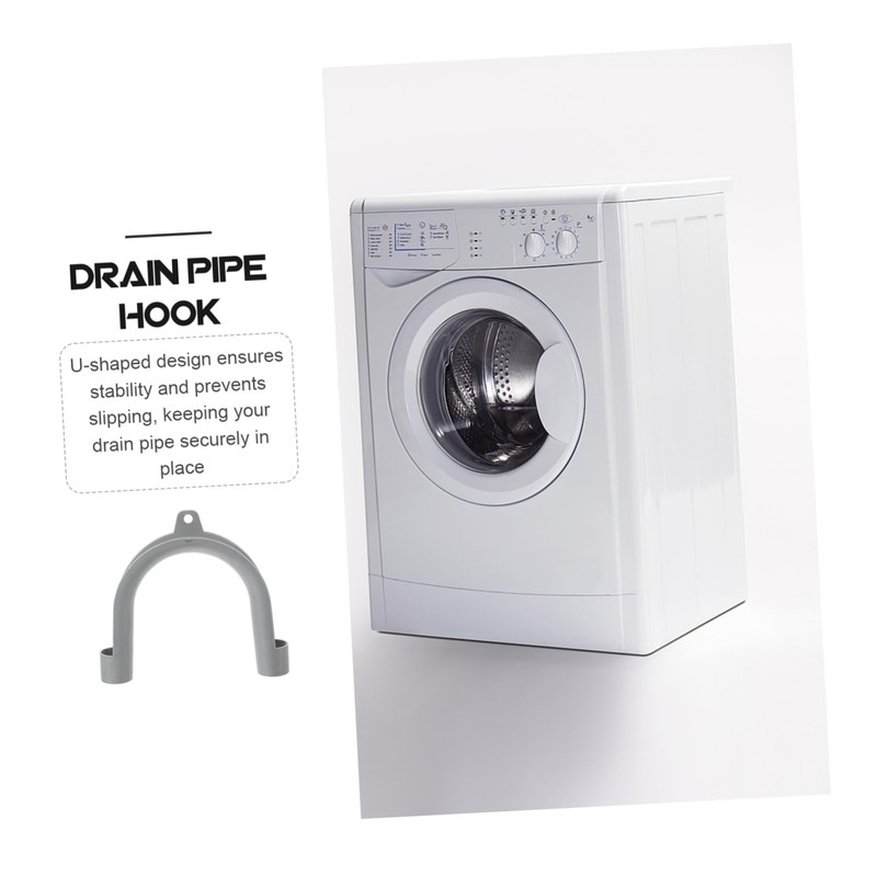 U-Shape Drain Hose Guide Hanging Rack Washer Drain Hose Hook
