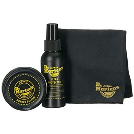Dr. Martens AC773000 SHOECARE KIT 1 (Wax/Ultra Protector/Cloth), 3-Piece Set