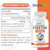 Sharoaid 1500mg Fisetin Supplements - Powerful Absorption with Liposomal Delivery,98%