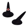 Honbay 2PCS Black Velvet Finger Ring Display Stand Organizer Stand