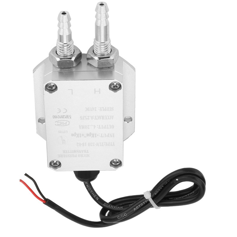 4-20mA Pressure Difference Transmitter Micro Pressure Differential Sensor(-1Kpa~+1Kpa)