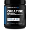 TransformHQ- Monohidrato de Creatina en Polvo (60 Porciones) Sin Sabor