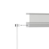 2 Nylon Cable with Square Slider for Gallery/Picture Rails Length