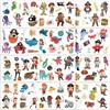 Qpout Pirate Temporary Tattoos for Kids, 12 Sheets, Waterproof, Easy