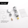 KES S2019A-CH Drain Fitting Sink with Overflow Sink Plug Pop