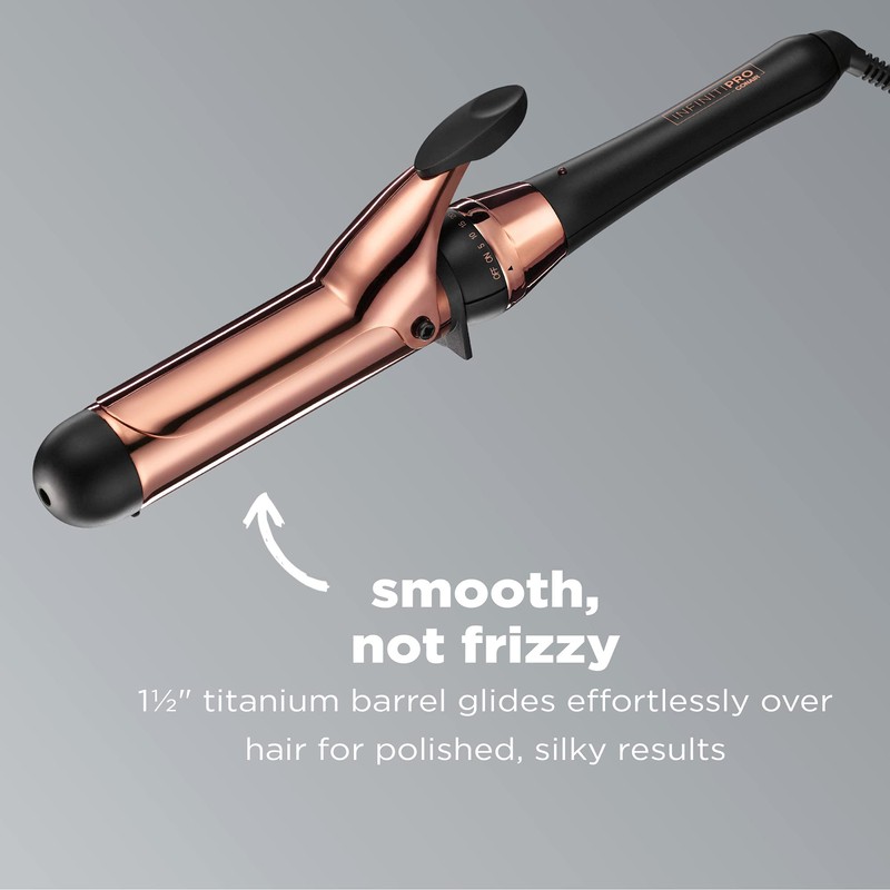 INFINITIPRO BY CONAIR Rose Gold Titanium 1 1/2-Inch Curling Iron