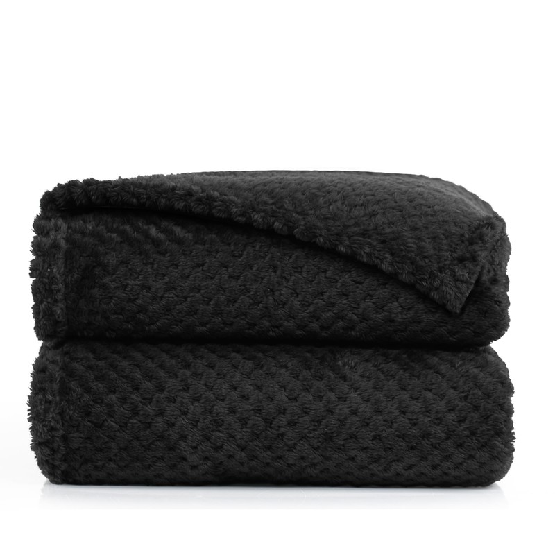DecoKing Henry Cuddly Blanket, Soft, Fleece Microfibre Bedspread in Scandinavian