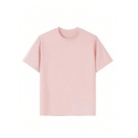 SOLY HUX Girl's Short Sleeve Graphic Tees Crew Neck Beach Tops Casual Summer T-Shirts Pink Letter 10Y