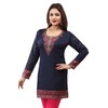 Maple Clothing Túnica corta con estampado de Kurti indio para