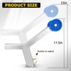 Boat Trailer Winch Post with 1200LB Boat Winch Compatible with