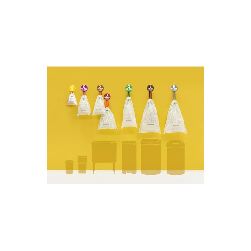 Brabantia PerfectFit Trash Bags (Size Y / 5.3 Gallon) High