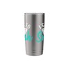 I Came To Smash Badminton Design Stainless Steel Insulated Tumbler