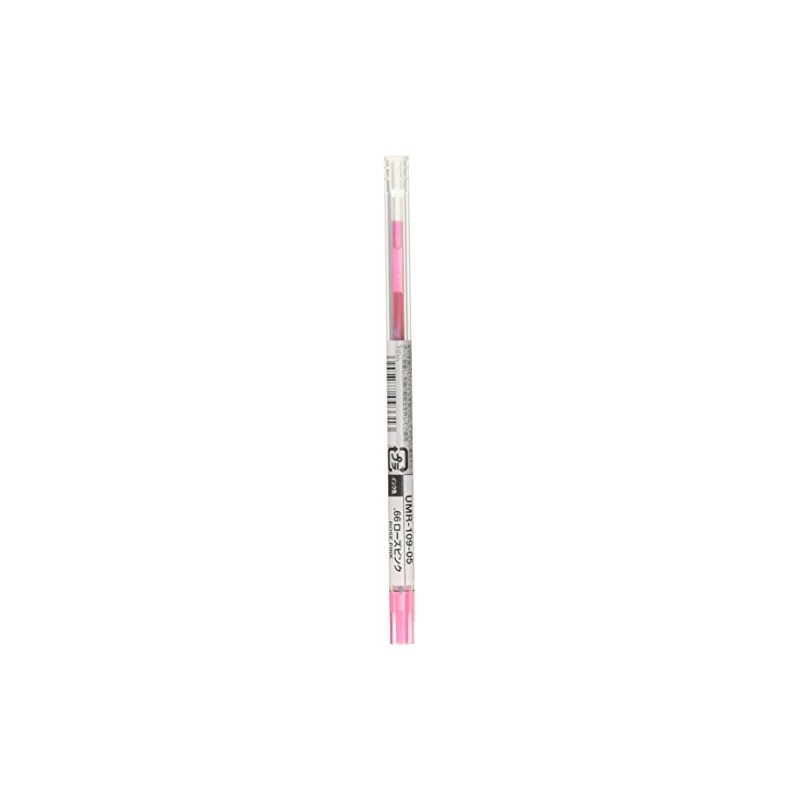 uni Style Fit Gel Ballpoint Pen Refill, 0.5mm, Rose Pink