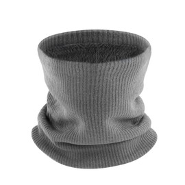 K.tchard Winter Neck Warmer Snood Thermal Snoods for Men Women Windproof Neck Gaiter with Soft Fleece Lined Double-Layer Infinity Ski Thicken Knitted Circle Scarf