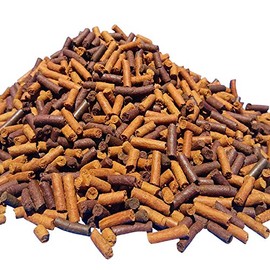 Aquatic Foods Inc. California Blackworm & Earthworm Sinking Sticks, APX 1/8" x 7/16" Sticks. Great for Carnivores, Plecos, Catfish, Shrimp, Snails All Bottom Fish, Turtles, All Tropical Fish - 2-lbs