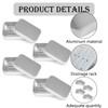Soap Dish with Lid, 4 Pack Aluminum Soap Box, Leakproof