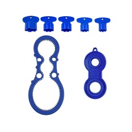 FEISIDUNWSF 7 Pcs Faucet Aerator Removal Tools Serviceable Sink Faucet Wrench Tool Odorless Faucet Aerator Keys for Kitchen Sink